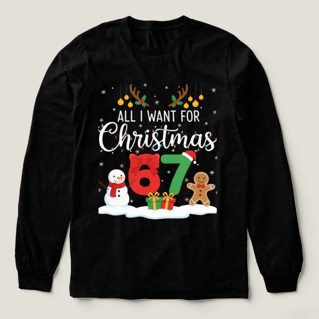 Baseball Drip Number 67 Player Or 67th Birthday 25 Tri-Blend Shirt (Design Front)