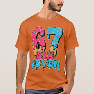 Baseball Drip Number 67 Player Or 67th Birthday T-Shirt