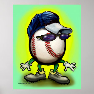 Baseball Dude Poster