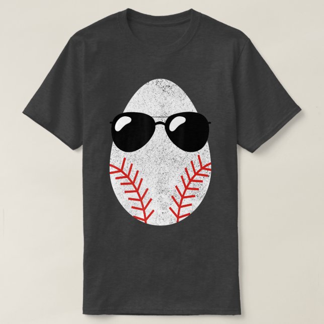 Baseball Easter Egg Women Men Teen Girls Boys Kids T-Shirt (Design Front)