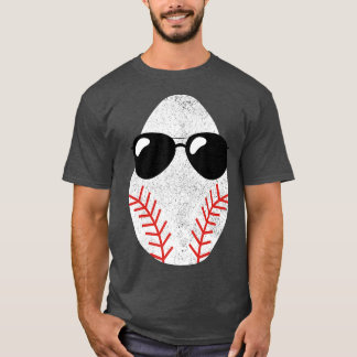 Baseball Easter Egg Women Men Teen Girls Boys Kids T-Shirt