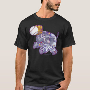 Baseball Elephant Men's T Shirts
