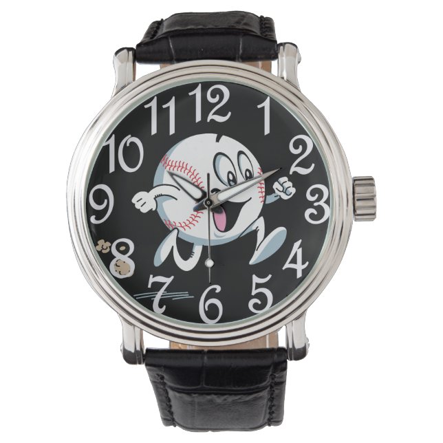 Baseball Emoji  Watch (Front)