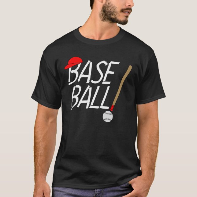Baseball Exclamation T-Shirt (Front)