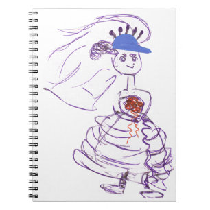 Baseball Fan Bride Spiral Notebook