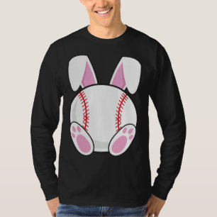 Baseball Fan Easter Baseball Bunny Easter Friend R T-Shirt
