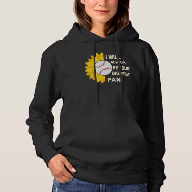 Baseball fan  for girlfriend boyfriend dad son mom hoodie (Front)