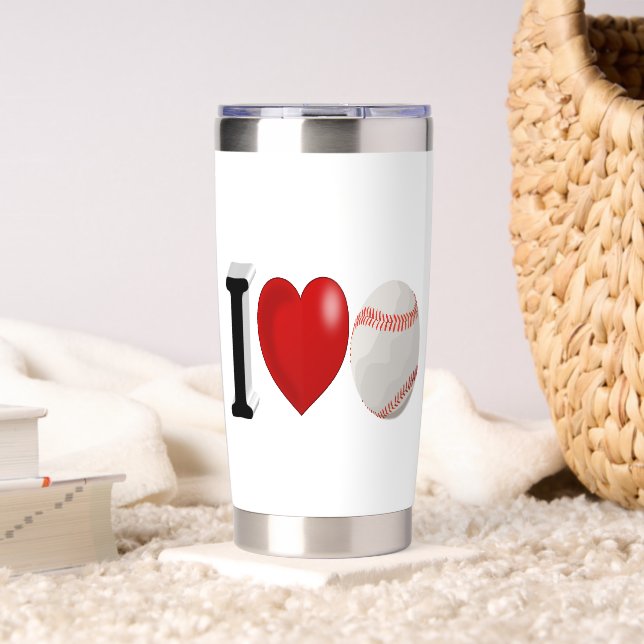 Baseball Fan  Insulated Tumbler (Living Room (Rotated))