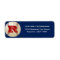 Baseball Fan Name and Address Label Monogram