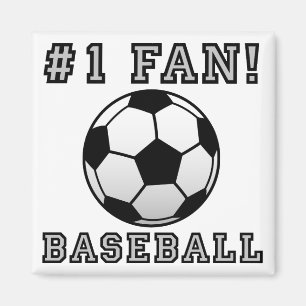 Baseball Fan Not Funny Fridge Magnet
