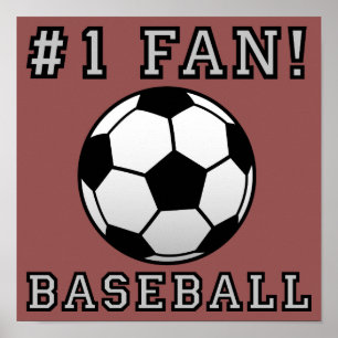 Baseball Fan Not Funny Poster Sign