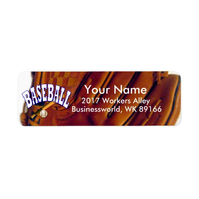 Baseball Fan Return Address (Front)