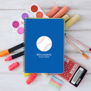 Baseball Fan Spiral Notebook