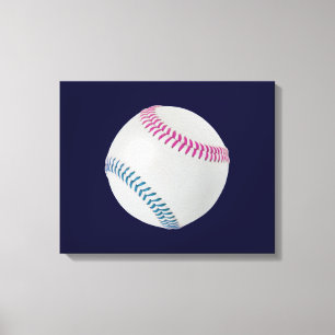 Baseball Fan-tastic_Color Laces_fu_tl Canvas Print