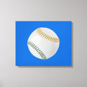 Baseball Fan-tastic_Color Laces_go_gr Canvas Print