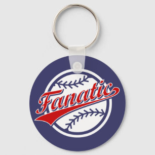 Baseball Fanatic Key Ring