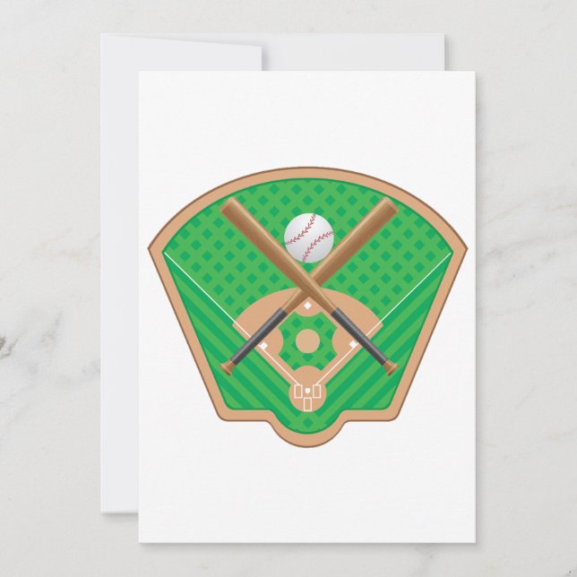 Baseball Field Invitations (Front)