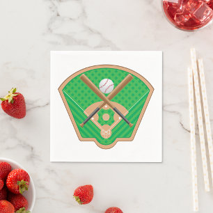 Baseball Field Paper Napkins