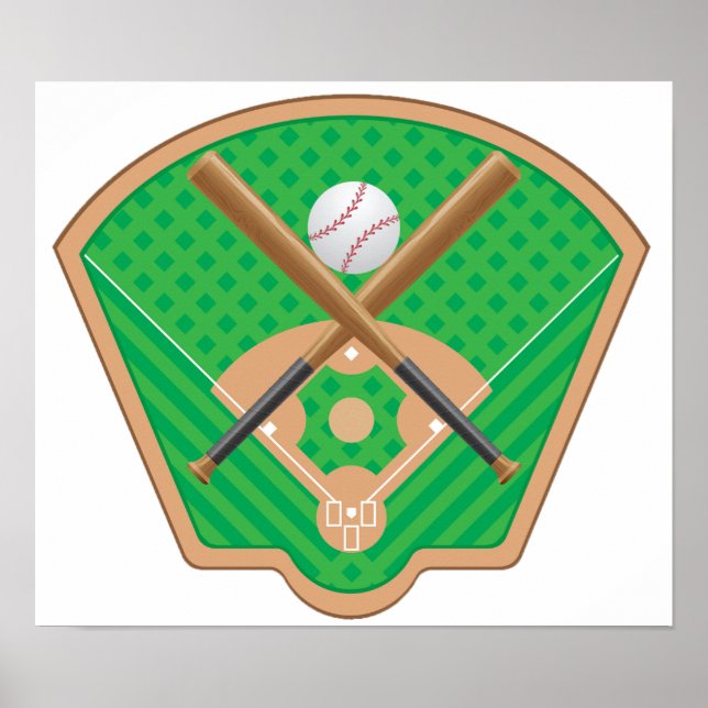 Baseball Field Poster (Front)