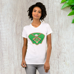 Baseball Field Womens T-Shirt