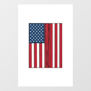 Baseball Flag Distressed Vintage Vector Design_1