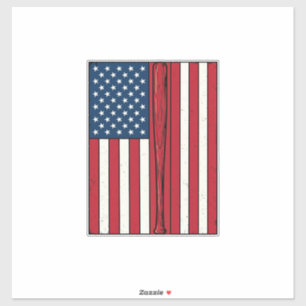 Baseball Flag Distressed Vintage Vector Design_1