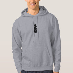 Baseball flame hoodie