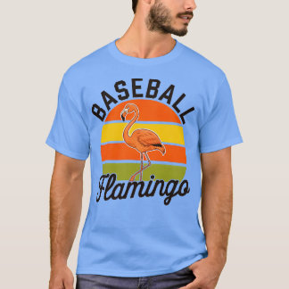 Baseball Flamingo T-Shirt