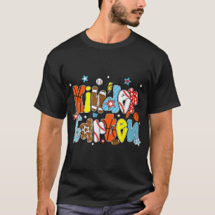 Baseball Football Basketball Preppy Kindergarten B T-Shirt