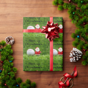 Baseball for Christmas  Wrapping Paper
