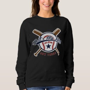 Baseball for mum and dad sweatshirt