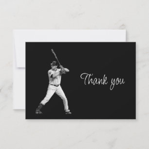 Baseball Game Thank you Card