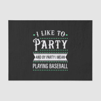 Baseball Gift For Baseball Team Player Funny Tissue Paper