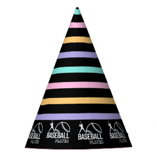 Baseball Girl Birthday, Baseball Player Gift Party Party Hat