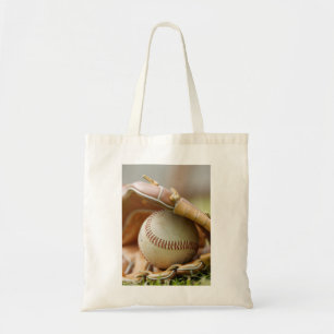 Baseball Glove and Ball Tote Bag