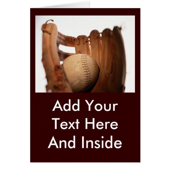 Baseball Glove & Ball (Front)