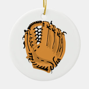 Baseball Glove Ceramic Tree Decoration