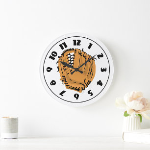 Baseball Glove Clock