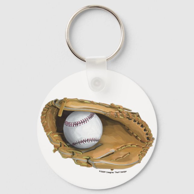 Baseball Glove Key Ring (Front)
