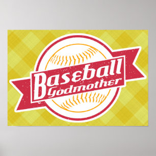 Baseball Godmother Poster Print