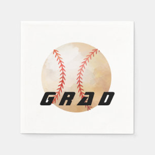Baseball Graduation Party Napkin