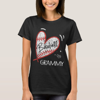Baseball Grammy For Grandma Women Mother's Day Gif T-Shirt