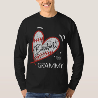 Baseball Grammy For Grandma Women Mother's Day Gif T-Shirt