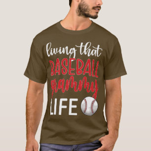 Baseball Grammy Life Baseball Grandma Grammy  T-Shirt