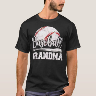 Baseball Grandma Baseball Player Game Day Mother's T-Shirt