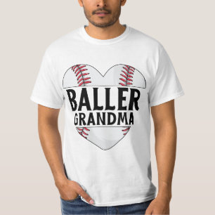 Baseball Grandma For Women Gift Baller Grandma  T-Shirt