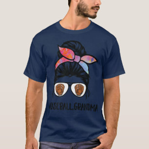Baseball Grandma Game Day Baseball Lover Mothers D T-Shirt