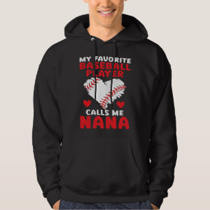 Baseball Grandma Grandmother Granny Grandparents D Hoodie
