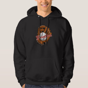 Baseball Grandma  Softball Sport Grandmother Hoodie