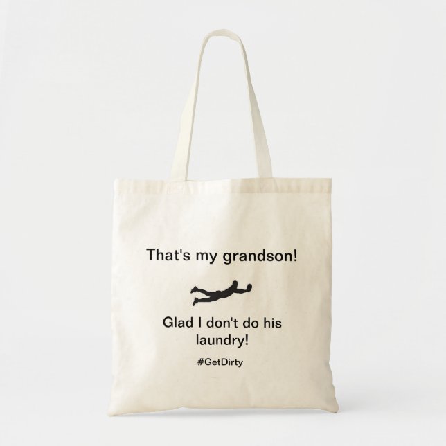 Baseball Grandma Tote Bag (Front)